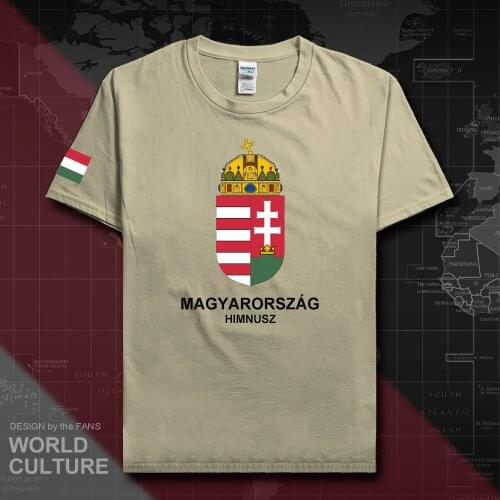 Hungary Hungarian men t shirts fashion 2018 jerseys nation team cotton t-shirt sporting gyms clothing tees country HUN HU new 20