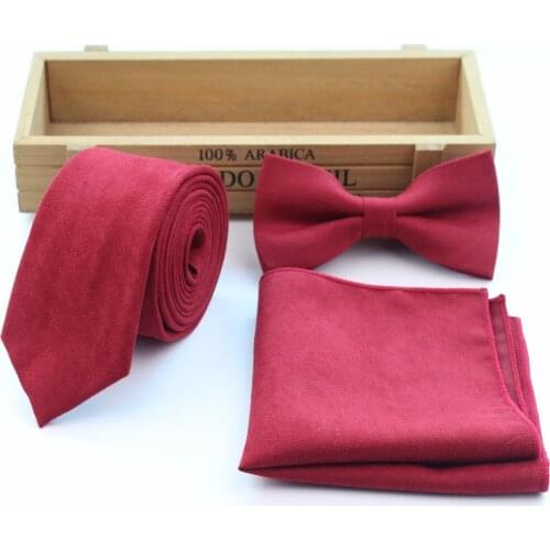 Mens Designer Skinny Solid Color Micro Suede Pocket Square Handkerchief Butterfly Bow Tie Ties Set Lots