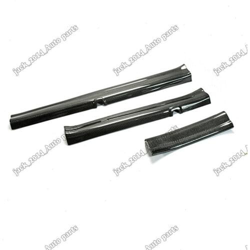 Real Carbon fiber Door sill Scuff plate cover trim For Hyundai Veloste 2011 2012 2013 2014 2015 2016