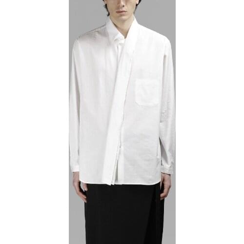 New Mens clothing Bigbang Hair Stylist slim fashion Personality loose shirt Plus size singer costumes