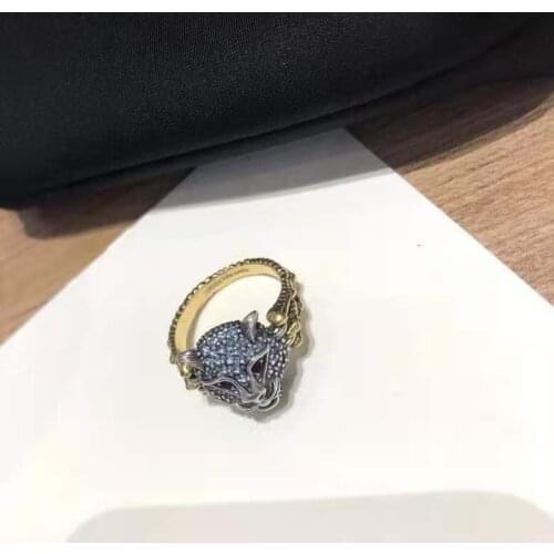 New Brand Fashion Crystal Jewelry For Women Vintage Color Ring Party Rings Fashion Party Jewelry Steam Punk Rings