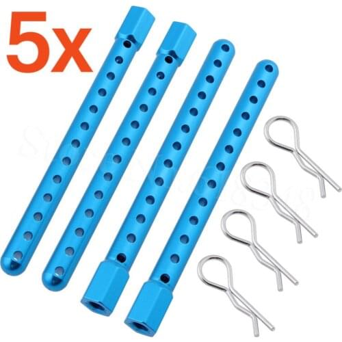 Wholesale 5Sets/Lot 4P/Set HSP Upgrade Parts 102037(02144) Aluminum Body Post Mounts For 1/10 Model RC Car CNC SONIC 94102