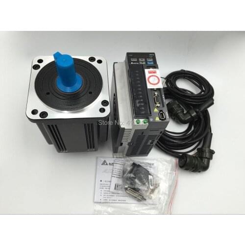 Set Sales 1.5kw Delta 1500 W Servo Motor ECMA-E21315RS And Drive ASD-B2-1521-B with Cable with 3000 rpm