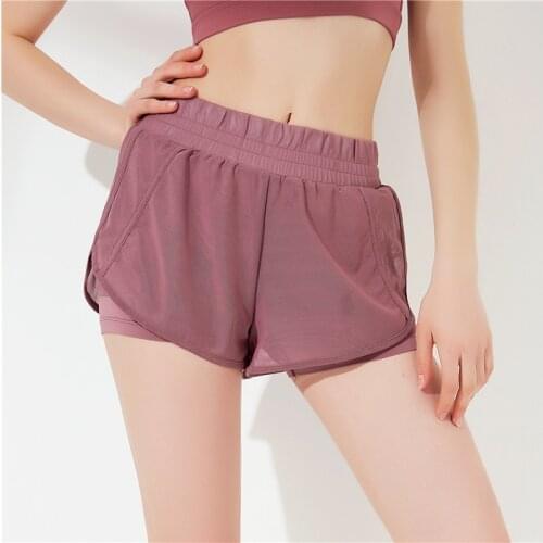 Women Sports Shorts Outdoor Thin Pocket Loose Quick Drying Running Fitness Yoga Pants Shorts