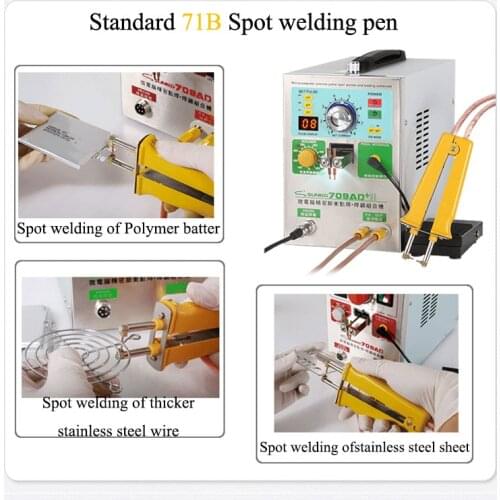 SUNKKO 709AD+ 4 IN 1 Welding machine fixed pulse welding constant temperature soldering Triggered induction spot welding HB-71B