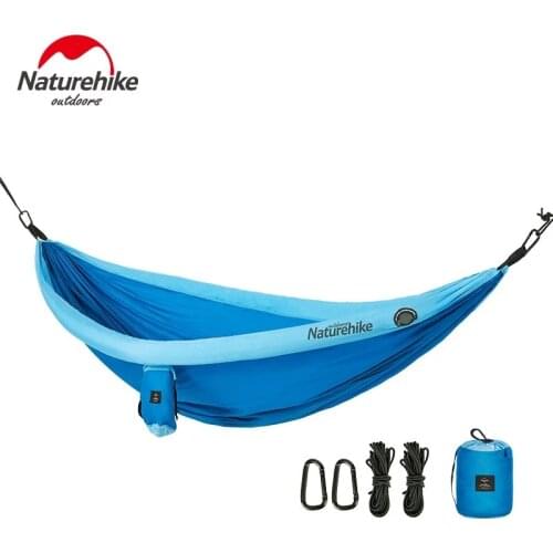 Naturehike Hammock Inflatable Tube Pillow Hammock Ultralight Outdoor Camping Sleeping Bed Park Family Swing Bed