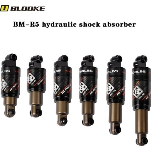 BLOOKE Bicycle Pressure Shock Absorber BM-R5 MTB Parts Oil Spring Shock Absorber Size 120 125 150 165 190MM For Bike Parts