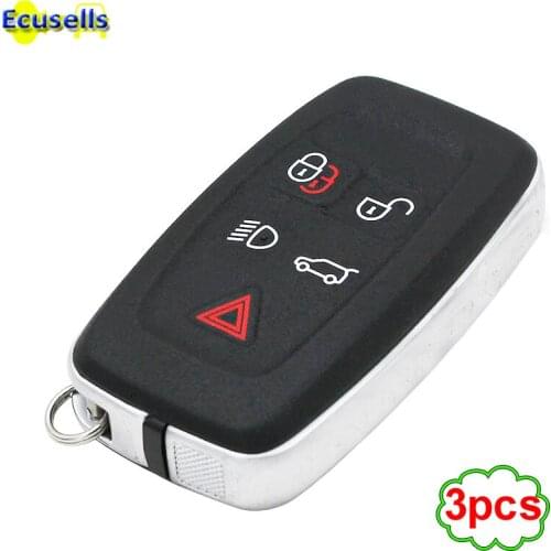 3pcs/lot Replacement Keyless Remote Key Shell Case Fob 5 Button for Land rover LR4 for Range Rover Sport Evoque