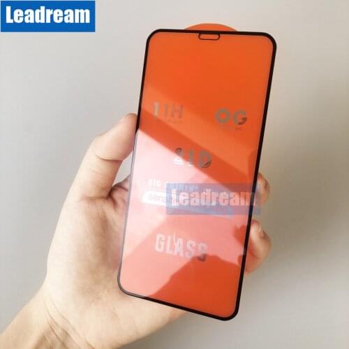 500PCS 21D screen Protector for iPhone 11 Pro MAX X XS MAX XR 21D Tempered Glass for iPhone 6 6S 7 8 Plus