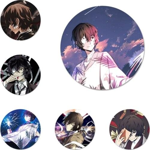 Bungou Stray Dogs Anime Badge Brooch Pin Accessories For Clothes Backpack Decoration gift 58mm