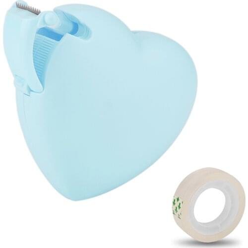 1pc Heart-shaped Eyelash Tape Cutter Grafting Dispenser Adhesive Tape Holder Plastic Holder Eyelashes Extension Makeup Tools