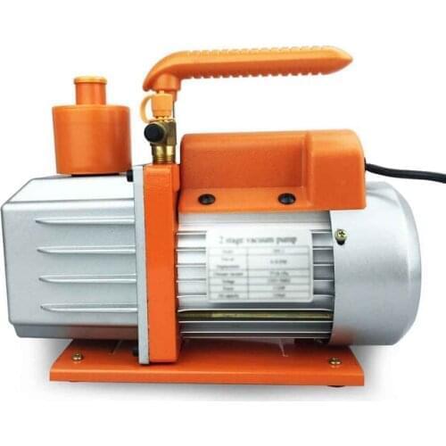 2 Stage 12CFM Rotary Vane Refrigeration Vacuum Pump 110V HVAC Air AC A/C R410a R134a