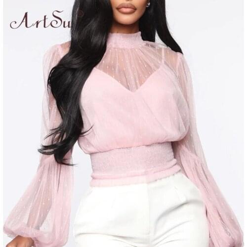 ArtSu Pink Blouses