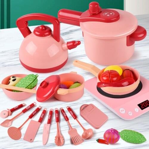Household Appliances Pretend Play Kitchen Childrens Toys Kettle Pressure Cooker Rice Cooker Induction Cooker Cookware Gifts