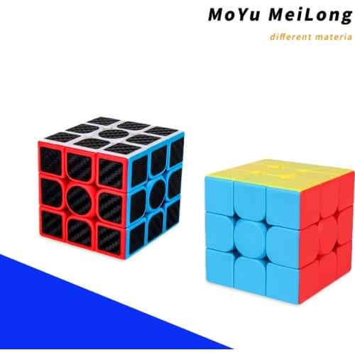 Cubing Classroom Moyu Meilong 3x3 Magic Cubes 3C 3 Stickerless 3 Layers Puzzle Speed Cube Professional Puzzle Toys For Children