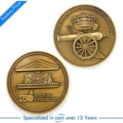 Cheap Custom military metal antique gold 3D Coin low price custom you Logo coins