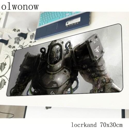 Wolfenstein mousepad gamer locked edge 700x300x3mm gaming mouse pad notebook pc accessories laptop thick padmouse ergonomic mat