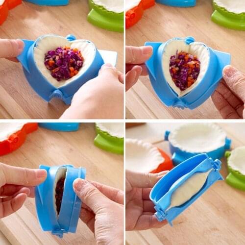 2020 New DIY Dumplings Maker Press Tool Jiaozi Mold Portable Dumpling Mold Clips Baking Molds Pastry Kitchen Accessories