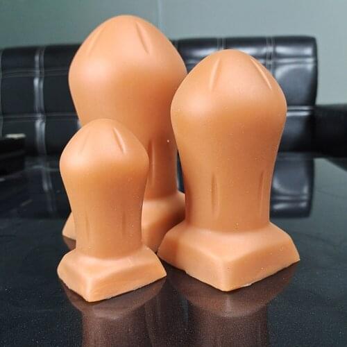 2021 Latest Huge Anal​ Toy Silicone Big Butt Plug Anal Dilator Large Anus Plug Dildo Sex Toys for Women Men Anal Beads Buttplug