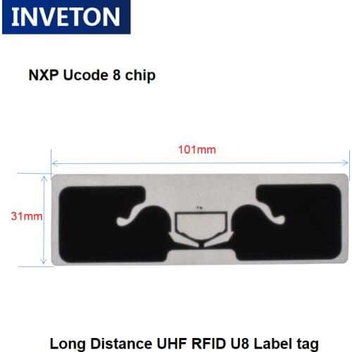 Printing NMV2D CAB0 chip ISO17025 UHF RFID Fully Passive Temperature Sensor Sticker Tag for Medical temperature measurement
