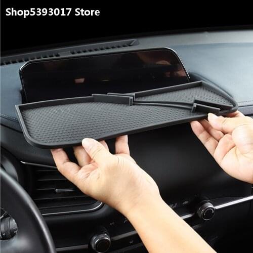 For Mazda CX30 CX-30 2020 2021 Car Mobile Phone Navigation Bracket Silica Gel Anti-slip Mat Protective Instrument Panels