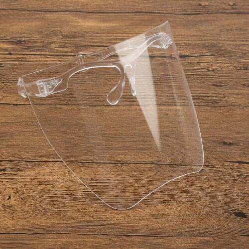 Unisex Transparent Face Shield For Adults Screen Mask Plastic Safety Waterproof Splash-proof Face Mask Glasses Kitchen Tools