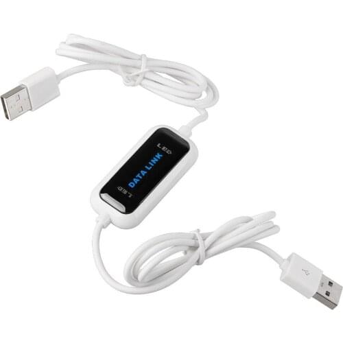 USB 2.0 Data Copy Line Fron One PC To Another PC Files Share Sync Data Link File Transfer Bridge Easy Copy Between Two Computers