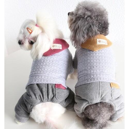 Thick Warm Dog Clothing Winter Pet Costume Apparel Puppy Coat Outfit Yorkshire Chihuahua Poodle Bichon Doggie Dog Clothes Pants