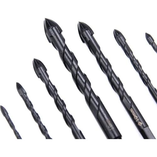 Makita Cross Drill Bits Tile Glass Ceramic Concrete Hole Opener Carbide Drill Bits Tools for Wall Mounts Glass Ceramic Tiles