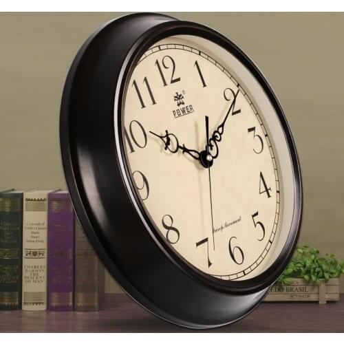Vintage Silent Wall Clock Modern Design Digital Minimalist Kitchen Wall Clock Mute Simple Horloge Murale Home Decorative JJ60WC