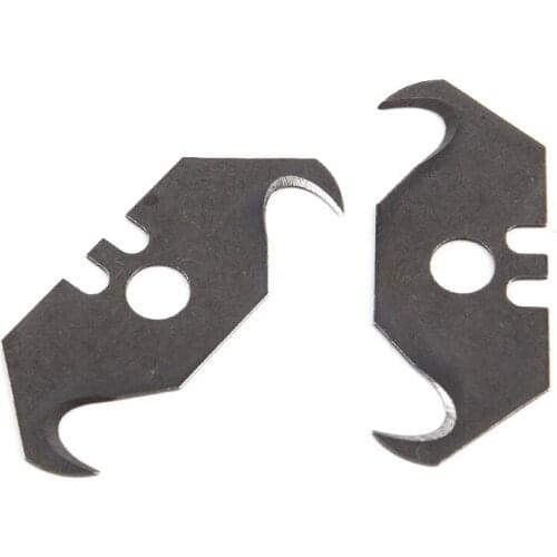 10pcs Heavy Duty Steel Hook Blades Utility Spare Parts Pocket Pointed Blade Tool