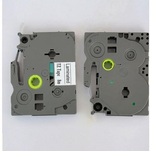 12mm tz tze label tape Tze-m31 Tzem31 tz m31 tze m31 Black on Matte Clear for P-touch label maker ribbon tape cartridge