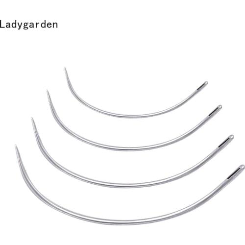 200PCS C Type Curved Mattress Needles Hand Sewing Home Household Repair Sewing Needles 200Pcs 2/2.5/3/3.5Inch C Type Needle