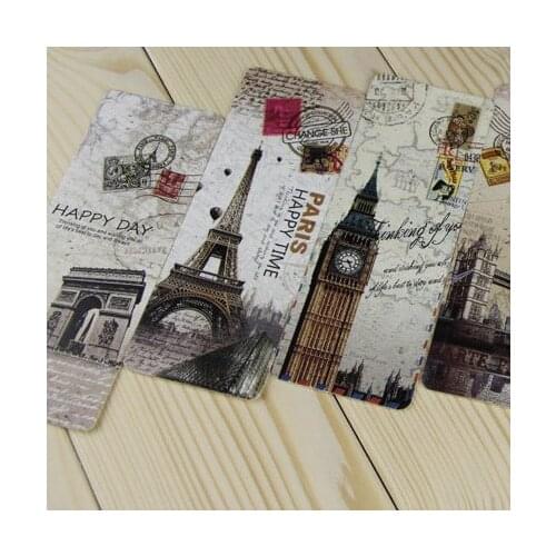 30 Sheets Classic Tower Paper Bookmarks Vintage Creative Nostalgic Exotic Bookmark Korean Stationery Teacher Supplies