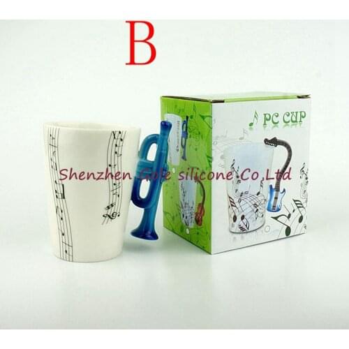 30pcs/lot Lovey Music Cup Mug Ceramic Milk Mug Staff Notes Piano Keyboard Ceramic Cup Porcelain Mug Coffee Cup Creative Gifts