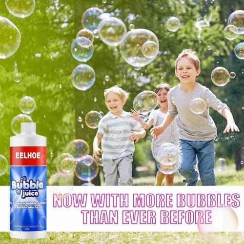 60/100ml Bubble Refill Liquid Bubbles Water Fluid Solution Mixture Machine Blower Ready Mixed Soap Materials For Bubbling Toys