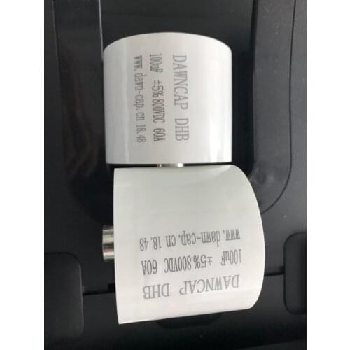 800VDC 100UF 10% M8 Large Capacity Filter Capacitor
