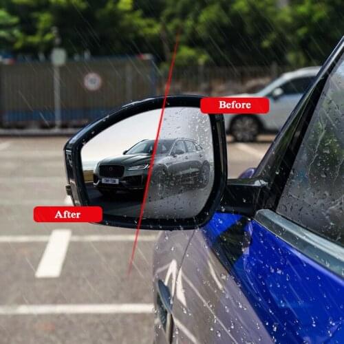 2PCS Car Waterproof Anti Fog Film Rearview Mirror Film Sticker Window Clear Sticker For Jaguar F-Pace 2016-Present Car Accessory