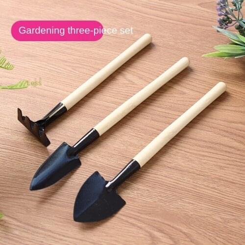 B2120 Gardening tools three-piece set Mini Garden Tools Multi-functional shoveling household plant loose shovel