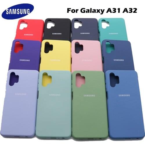 Samsung Galaxy A31 A32 Liquid Silicone Case Soft Silky Shell Cover Galaxy a31 a32 High Quality Soft-Touch Back Protective