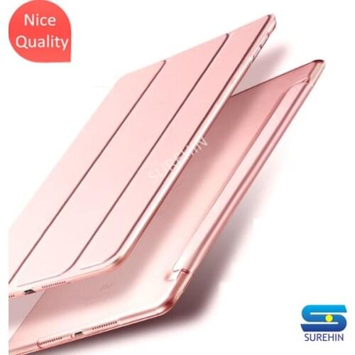 SUREHIN Nice cover for apple iPad 2018 case thin transparent hard sleeve for iPad 2017 case 9.7 " inch new A1822/3 A1893/1954