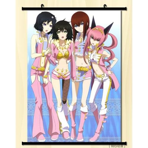 Coscase Japanese Anime Games Steins;Gate Makise Kurisu Christina Home Decor Wall Scroll Poster Decorative Picture