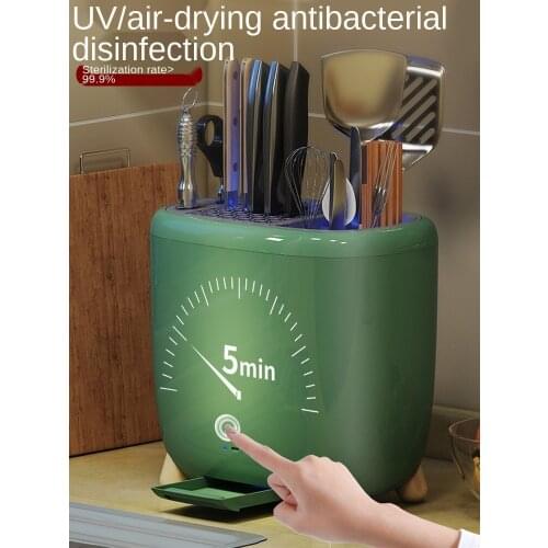 Disinfection Knife Holder Kitchen Supplies Knife Spoon Chopsticks Box Integrated Multifunctional Kitchen Knife Holder Smart