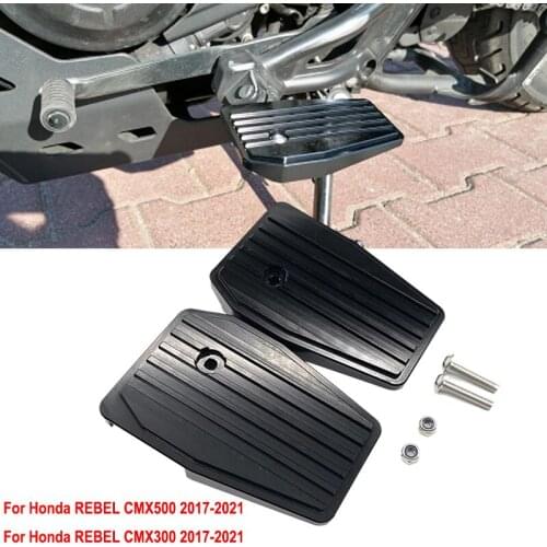 For HONDA REBEL CMX300 REBEL CMX500 2017 2018 2019 2020 2021 Motorcycle Accessories Billet Wide Foot Pegs Pedals Rest Footpegs