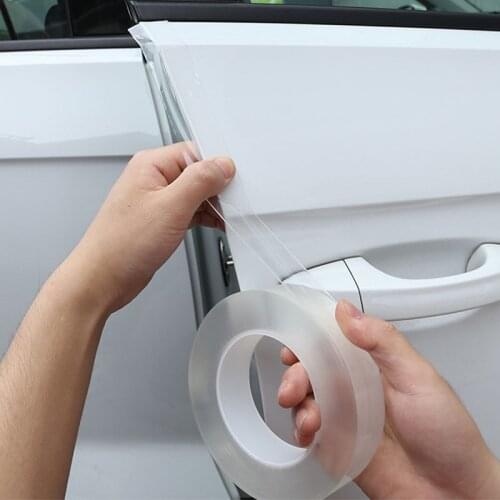 For Toyota Alphard Vellfire 30 Anh20 Accessories Bumper Invisible Transparent Protective Film Car Sill Strip Anti-stepping