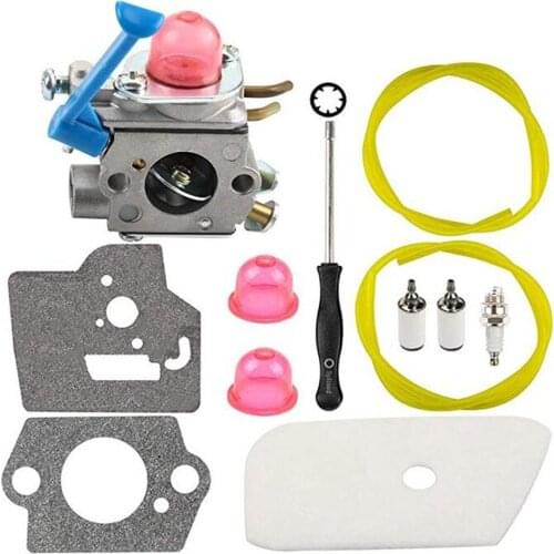 128LD Carburetor Set For Husqvarna 124L 125E C1Q-W40A Air Filter Gasket Spark Plug Screwdriver 128C 128L 128LD 128R 128RJ Zama C