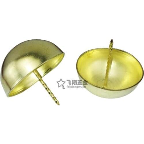 Hardware accessories upholstery tacks decorative Brass drum nail 8CM home decoration door nail
