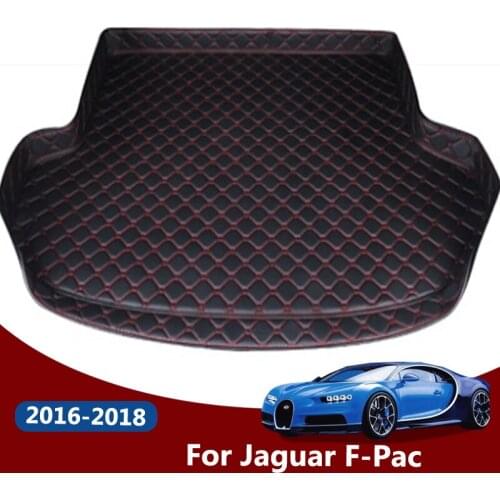 High Side Car trunk mat for Jaguar F-Pac 2016 2017 2018 cargo liner carpet interior accessories cover Custom
