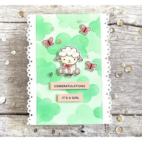 Mmao Crafts Metal Steel Cutting Dies New Wave hole lace strip edge Stencil For DIY Scrapbooking Paper/photo Cards Embossing Dies