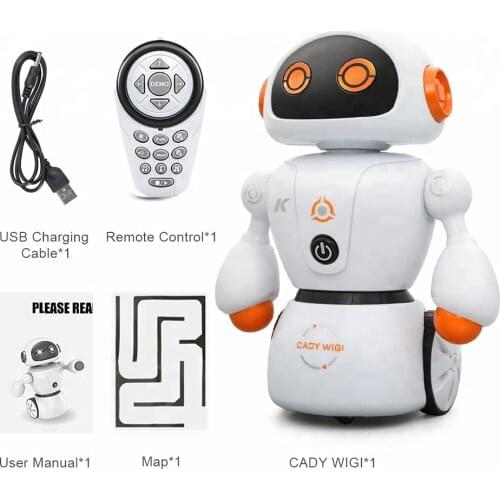 Multifunctional RC Robot Smart Robot Trajectory Maze Singing Dancing Robot Children Educational Toys Remote Control Robot Gifts